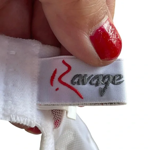 Vintage Ravage white & sheer detailed full coverage bra - Picture 6 of 7